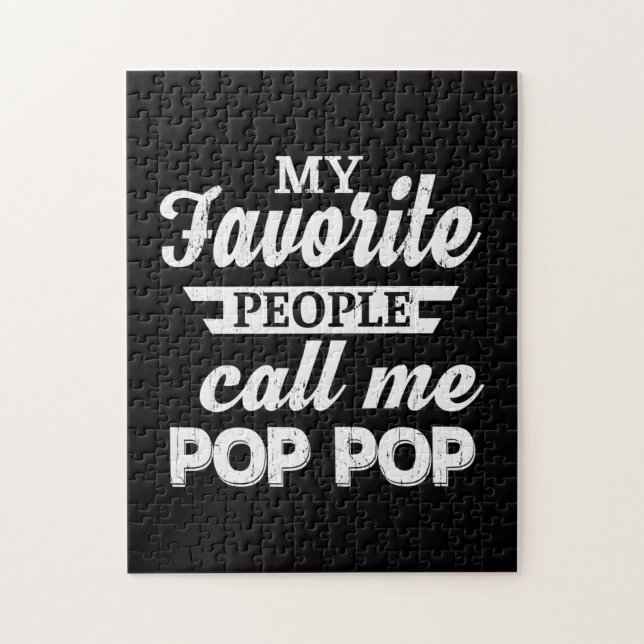 Quebra-cabeça Pai Presente Meu Pessoas Favorito Me Chame Papai (Vertical)