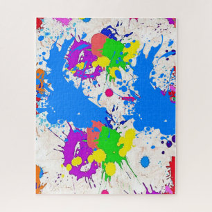 Quebra-cabeça Paint Splatter