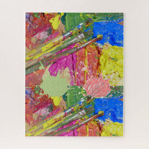 Quebra-cabeça Paint Splatter