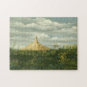 Quebra-cabeça Paisagem 1170 da rocha da chaminé