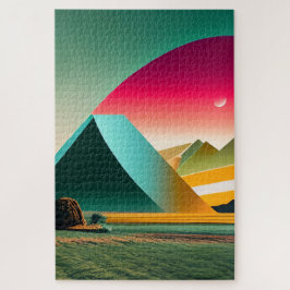 Quebra-cabeça Paisagem Abstrato moderna