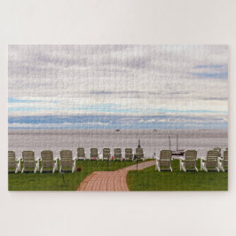 Quebra-cabeça Paisagem Cêntica da baía de Tadoussac, Quebec, Can