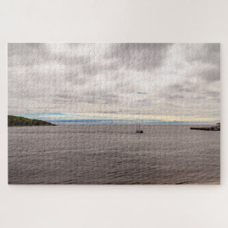 Quebra-cabeça Paisagem Cêntica da baía de Tadoussac, Quebec, Can