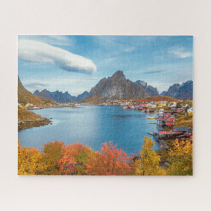 Quebra-cabeça Paisagem Cêntica de Lofoten Nordland Norway