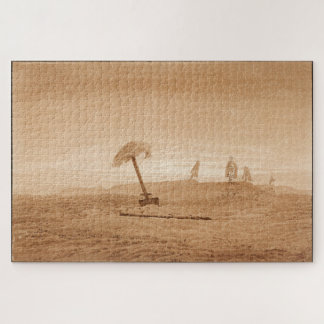 Quebra-cabeça Paisagem com Graves: Uma obra prima Friedrich