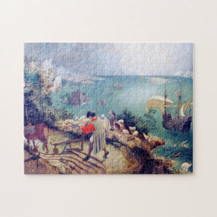 Quebra-cabeça Paisagem com queda de Ícaro, Pieter Bruegel