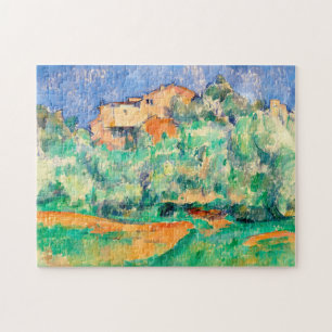 Quebra-cabeça Paisagem com uma Casa, Cezanne