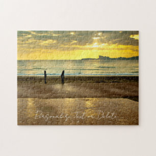 Quebra-cabeça Paisagem Costeira Sunset Summer Seaside Personaliz