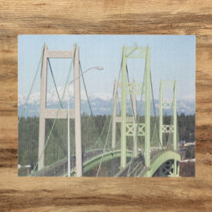 Quebra-cabeça Paisagem das pontes estreitas de Tacoma