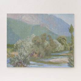 Quebra-cabeça Paisagem de Arte Nouveau Respiradora do Rio Aniene