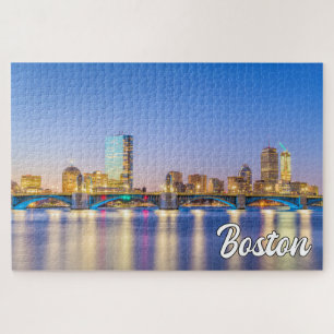 Quebra-cabeça Paisagem De Boston, Massachusetts, Estados Unidos