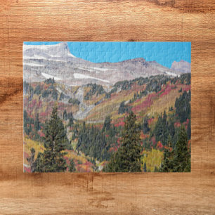 Quebra-cabeça Paisagem de Cores do outono de Montanha