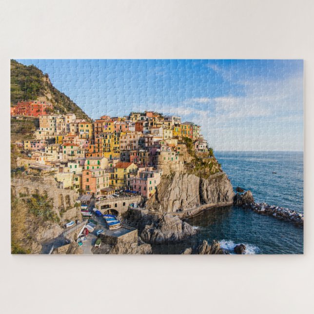Quebra-cabeça Paisagem de Manarola, Cinque Terre, Itália (Horizontal)