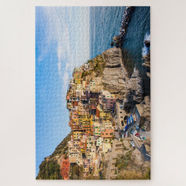 Quebra-Cabeça - 1000 Peças - Cinque Terre - Itália - Pais e Filhos