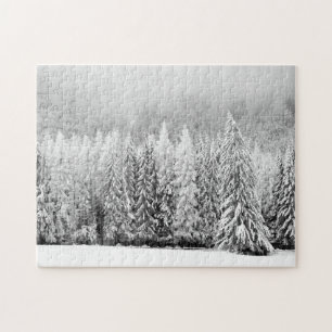 Quebra-cabeça Paisagem de neve