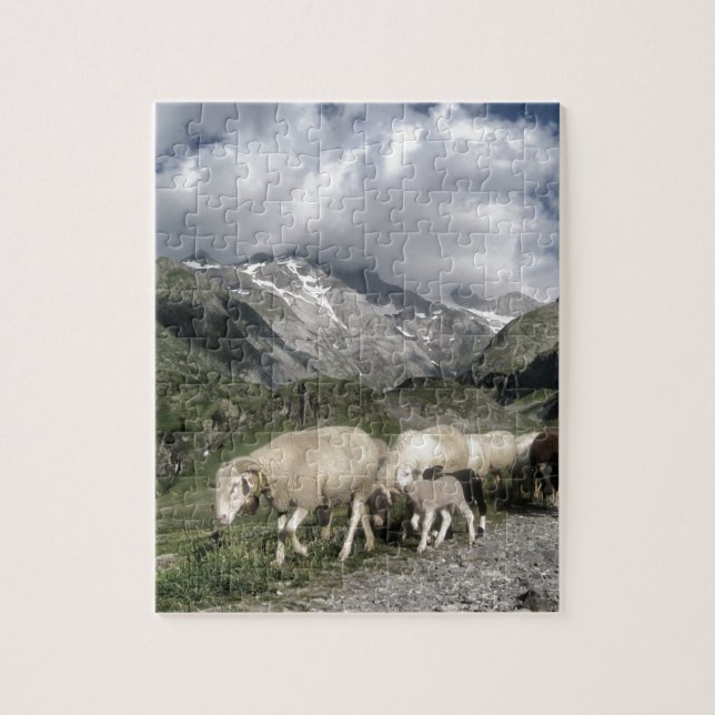 Quebra-cabeça paisagem de pirenéus (Vertical)