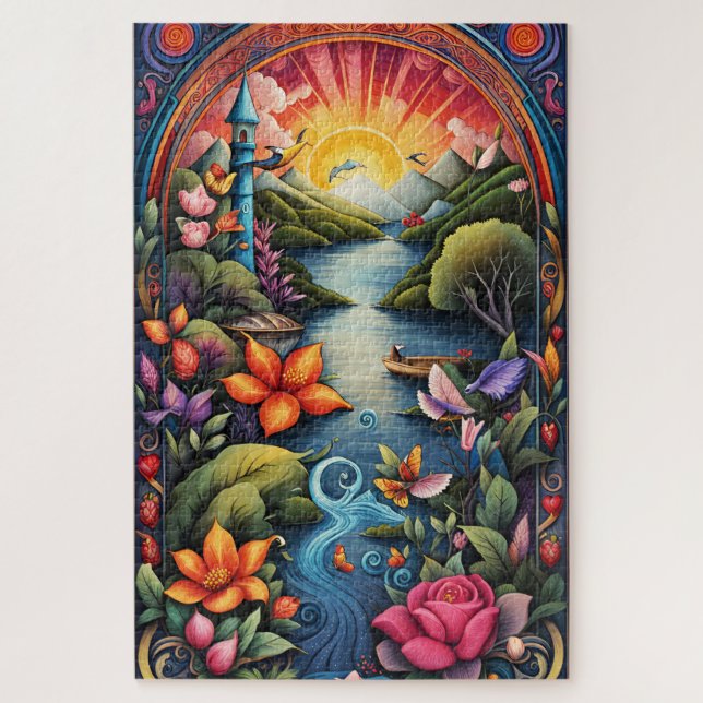 Quebra-cabeça Paisagem de Storybook 1 (Vertical)