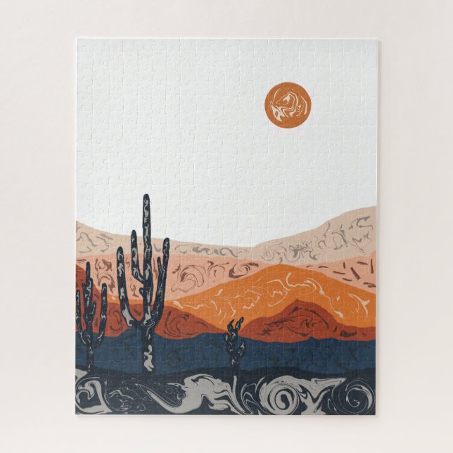 Quebra-cabeça Paisagem do Deserto de Suais (Vertical)