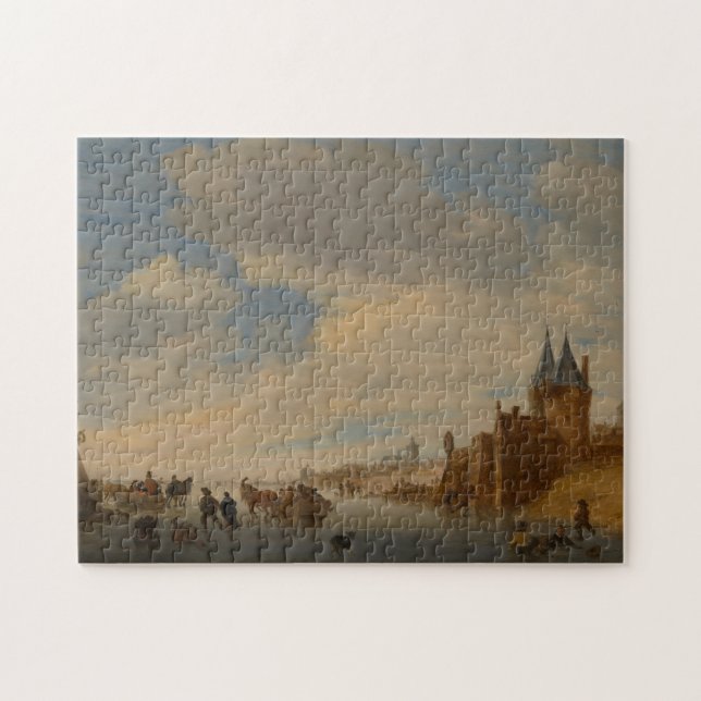 Quebra-cabeça Paisagem do inverno em Arnhem | 1653 (Horizontal)