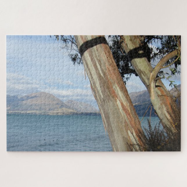 Quebra-cabeça paisagem do lago wakatipu (Horizontal)