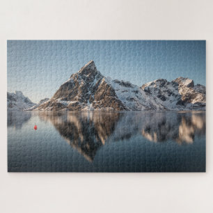 Quebra-cabeça Paisagem do Lofoten da Noruega