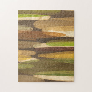 Quebra-cabeça Paisagem do Tom da Terra Abstrato