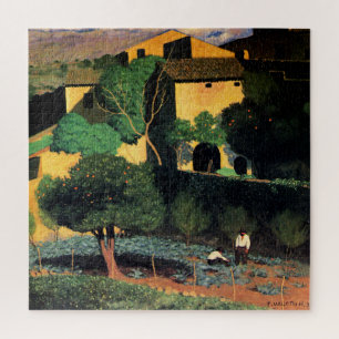 Quebra-cabeça Paisagem em Cagnes, pintura de arte fina,