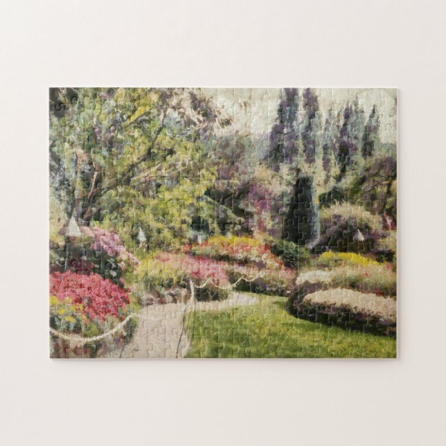 Quebra-cabeça Paisagem Floral (Horizontal)