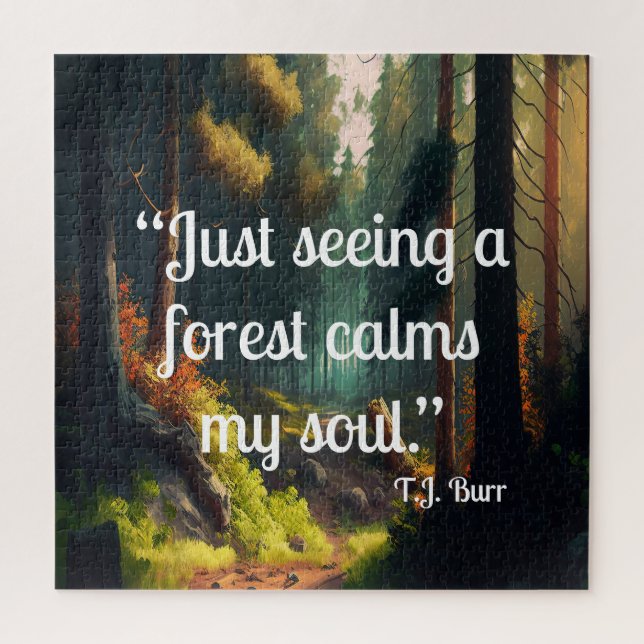 Quebra-cabeça Paisagem Florestal (Vertical)