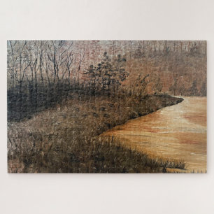 Quebra-cabeça paisagem fluvial