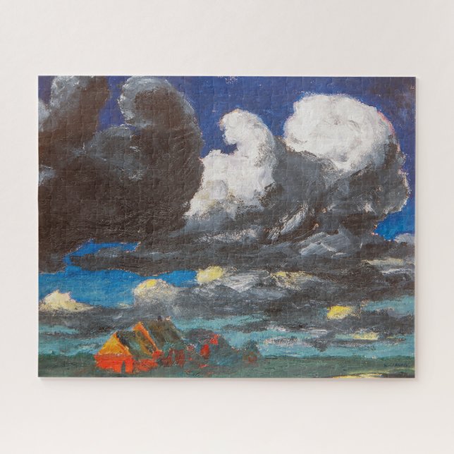 Quebra-cabeça Paisagem, Frísia do Norte | Emil Nolde | (Horizontal)