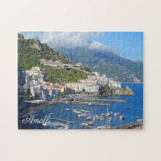 Quebra-cabeça Paisagem italiana da costa italiana de Amalfi