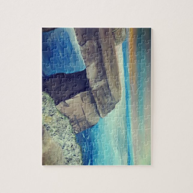 Quebra-cabeça Paisagem Mediterrânica (Vertical)