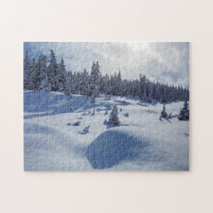 Quebra-cabeça Paisagem nevado