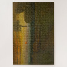 Paisagem noturna por George Inness (1889)