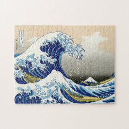 Quebra-cabeça Paisagem oriental legal da opinião de Hokusai Fuji
