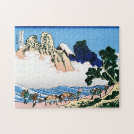Quebra-cabeça Paisagem oriental legal da opinião de Hokusai Fuji