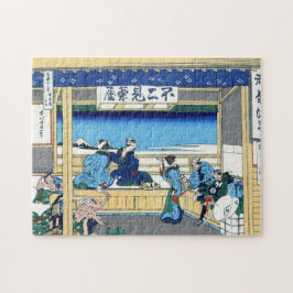 Quebra-cabeça Paisagem oriental legal da opinião de Hokusai Fuji