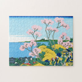 Quebra-cabeça Paisagem oriental legal da opinião de Hokusai Fuji