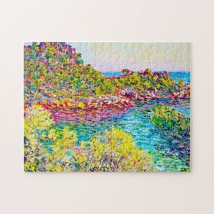 Quebra-cabeça Paisagem perto de Montecarlo, 1883 Claude Monet