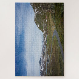 Quebra-cabeça Paisagem remota da montanha em Noruega