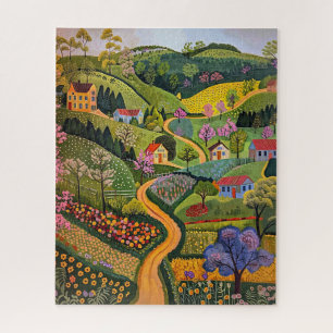 Quebra-cabeça Paisagem Rural