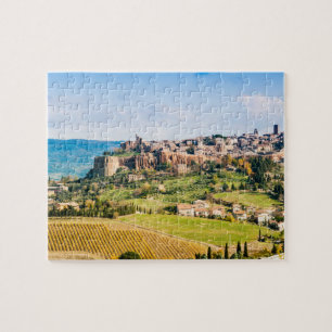 Quebra-cabeça Paisagem sobre Orvieto