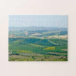Quebra-cabeça Paisagem típica da Toscana com Colinas - Itália