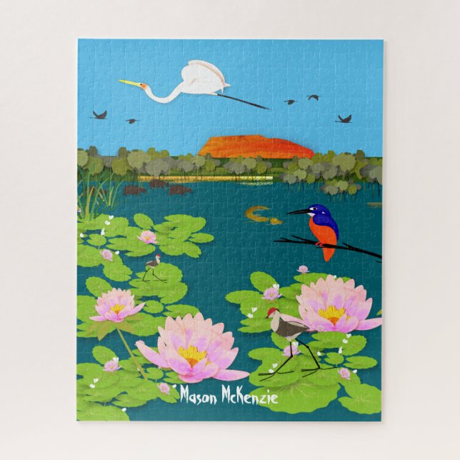 Quebra-cabeça Paisagem tropical australiana norte (Vertical)