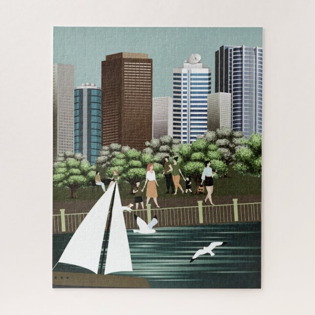 Quebra-cabeça Paisagem urbana (Vertical)