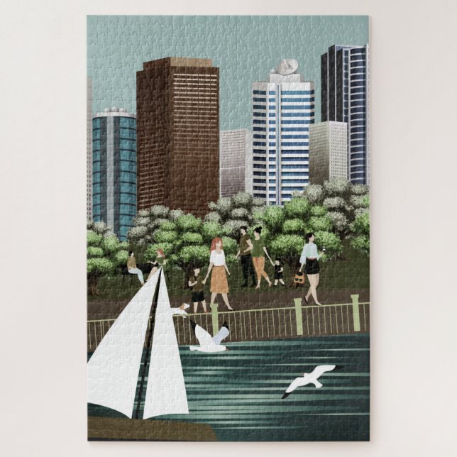 Quebra-cabeça Paisagem urbana (Vertical)