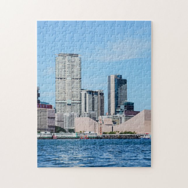Quebra-cabeça Paisagem urbana de Hong Kong (Vertical)