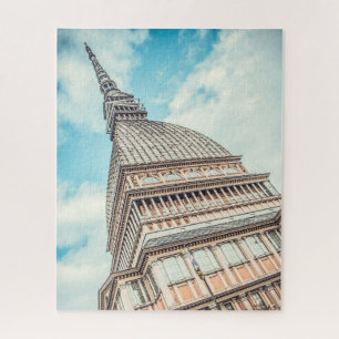 Quebra-cabeça paisagem urbana de Mole Antonelliana, Turim, Itáli