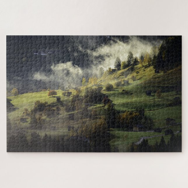 Quebra-cabeça Paisagem verde (Horizontal)